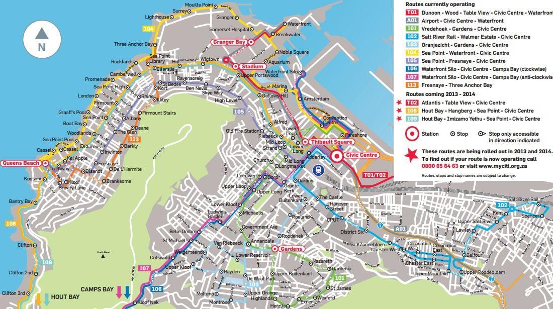harta e artë arrow autobus itinerari