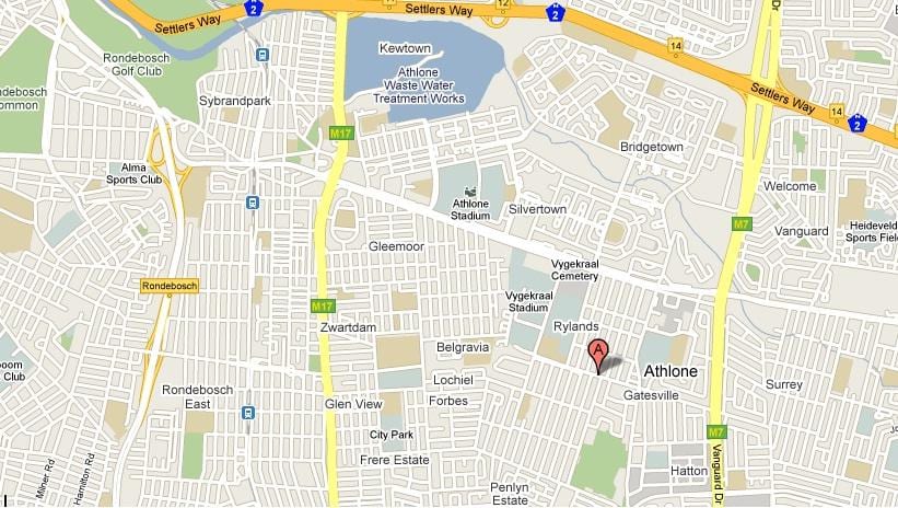 harta e athlone Cape Town