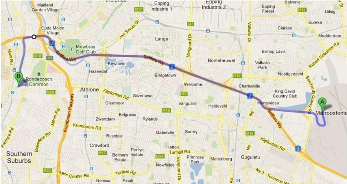 harta e crawford Cape Town