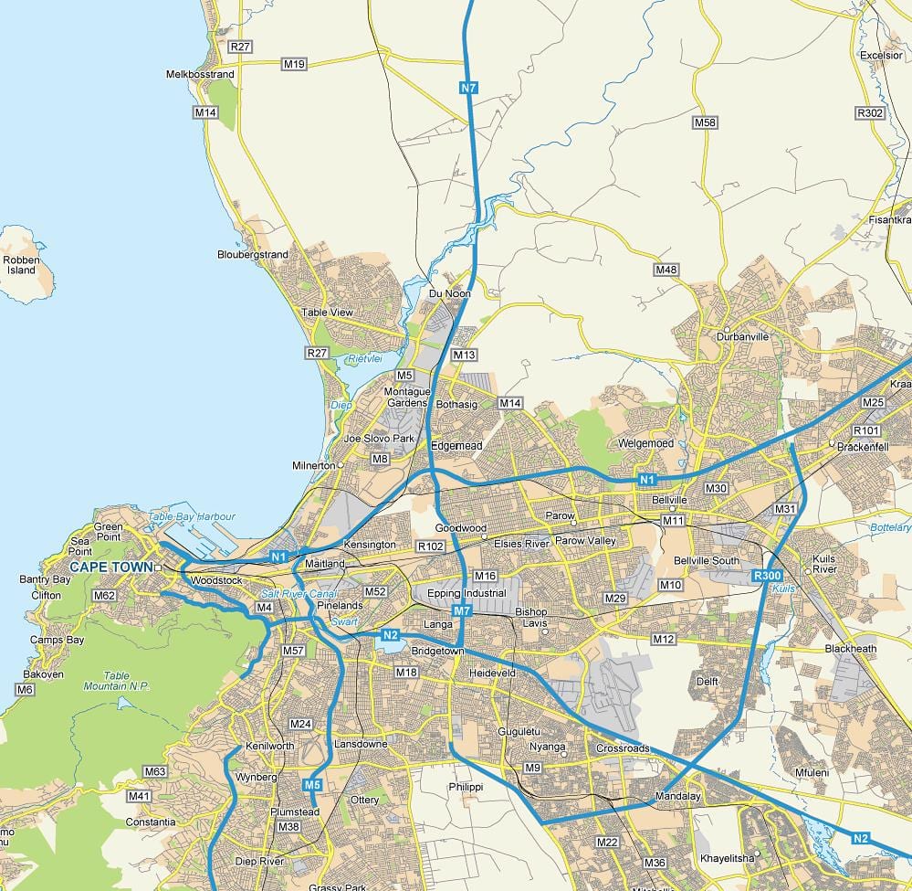 harta e edgemead Cape Town