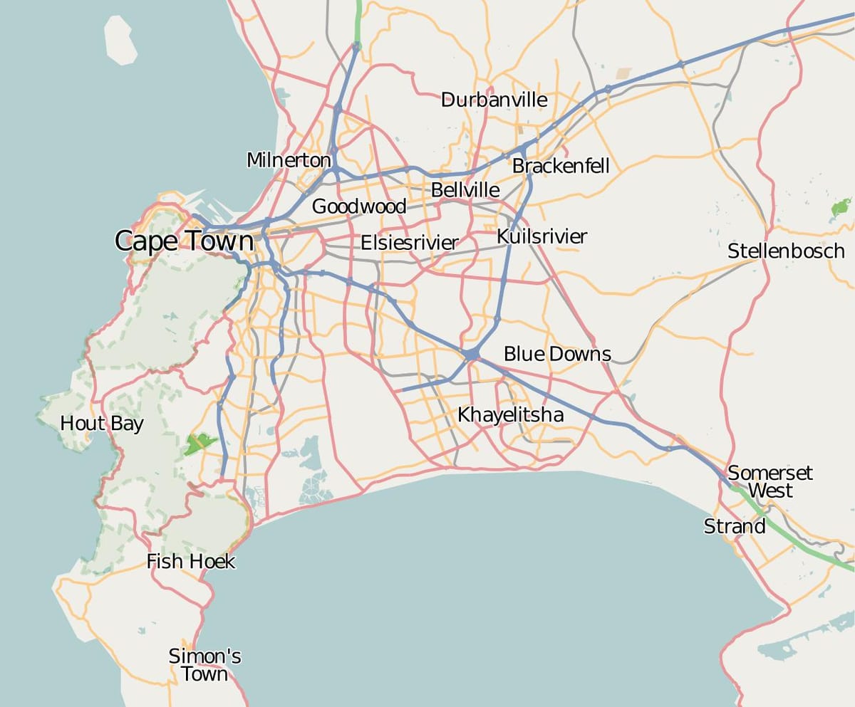 harta e fillesa western cape