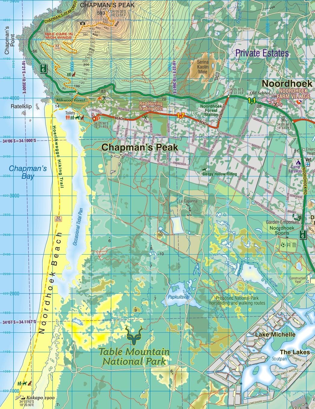 harta e noordhoek Cape Town