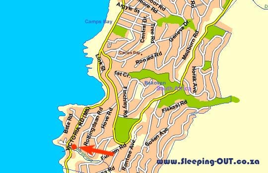 harta e oqeanit të parë Cape Town