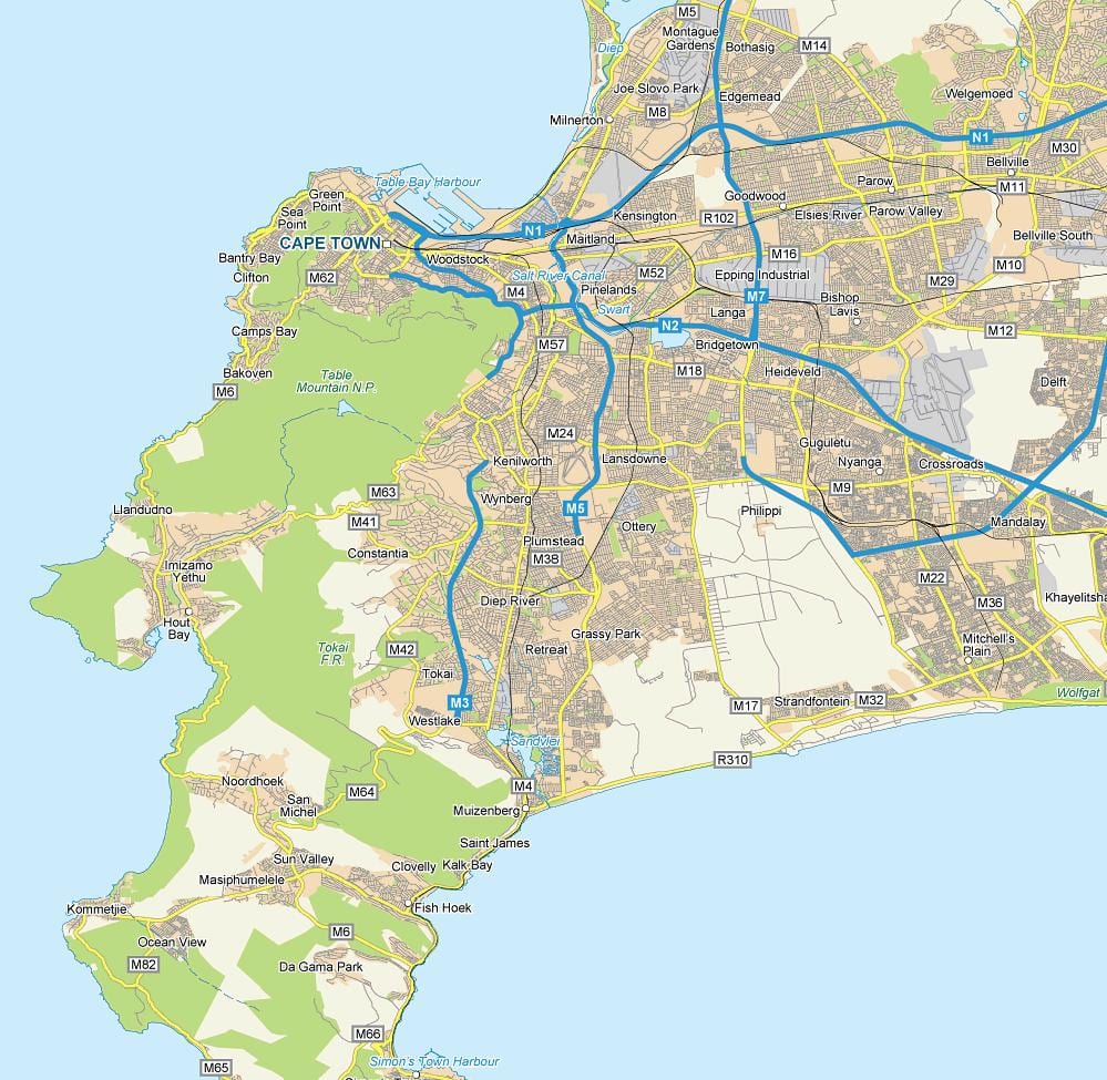 harta e plumstead Cape Town