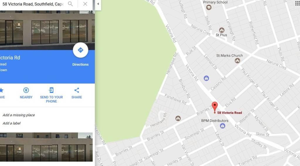 harta e southfield Cape Town