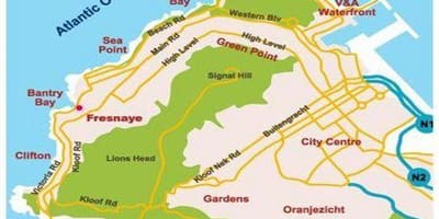 Harta e bantry gjirin Cape Town