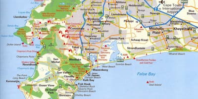 Një hartë e Cape Town