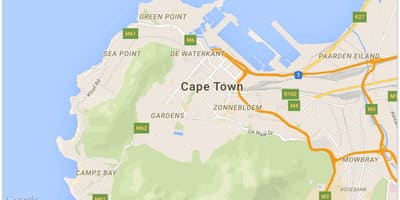 Harta e de waterkant Cape Town