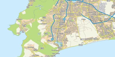 Harta e diep lumit Cape Town
