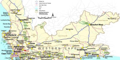 Harta e cape Afrika e Jugut