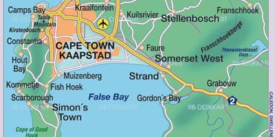 Harta e Cape Town