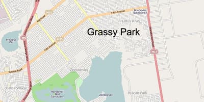 Harta e pelikani park Cape Town