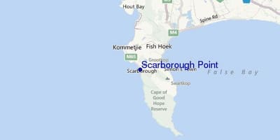 Harta e scarborough Cape Town